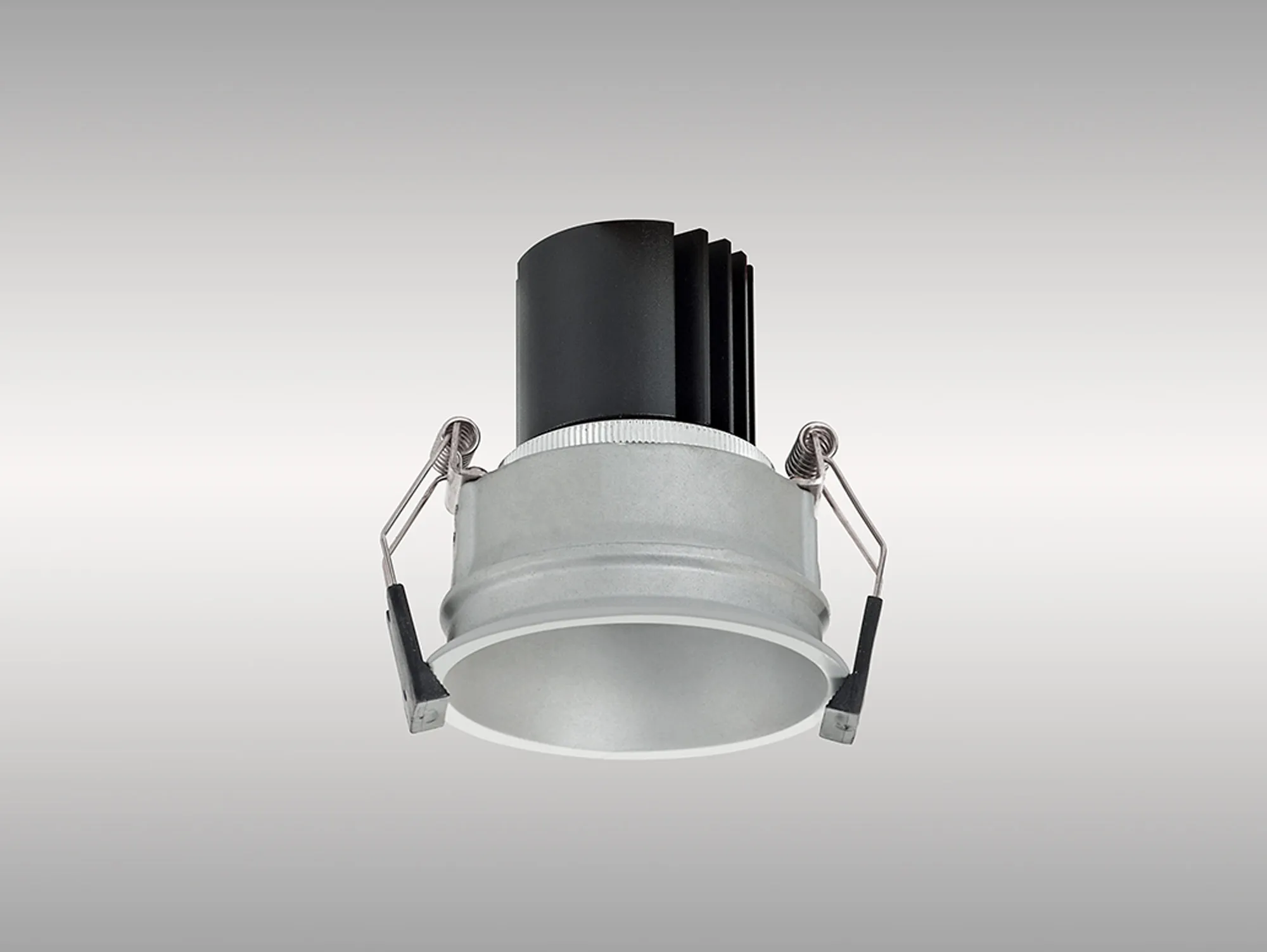 Bania A 9 Powered by Tridonic  9W 2700K 770lm 24° CRI>90 LED Engine, 250mA Silver Adjustable Recessed Spotlight, IP20 DM201664  Dlux Bania A 9